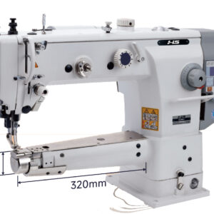 GC8442 top and bottom feed long arm cylinder bed lockstitch sewing machine