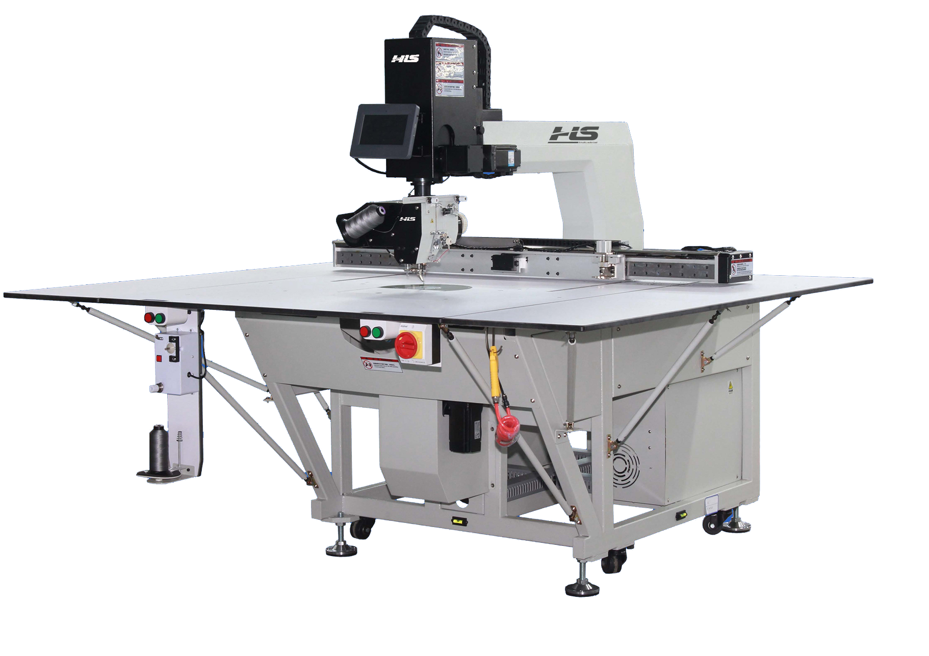 167-1 HLS167-10060 series lifting&rotating head templating sewing machine for heavy duty - Image 1